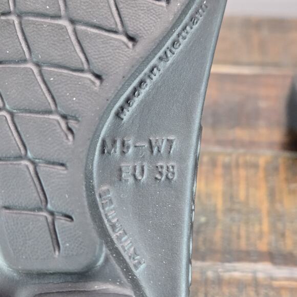 Oofos OOahh Womens Size 7 Recovery Slip-On Comfort Beach Sandals Slides Black - Picture 10 of 11